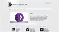 Desktop Screenshot of designdirectdeliver.com