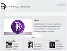 Tablet Screenshot of designdirectdeliver.com
